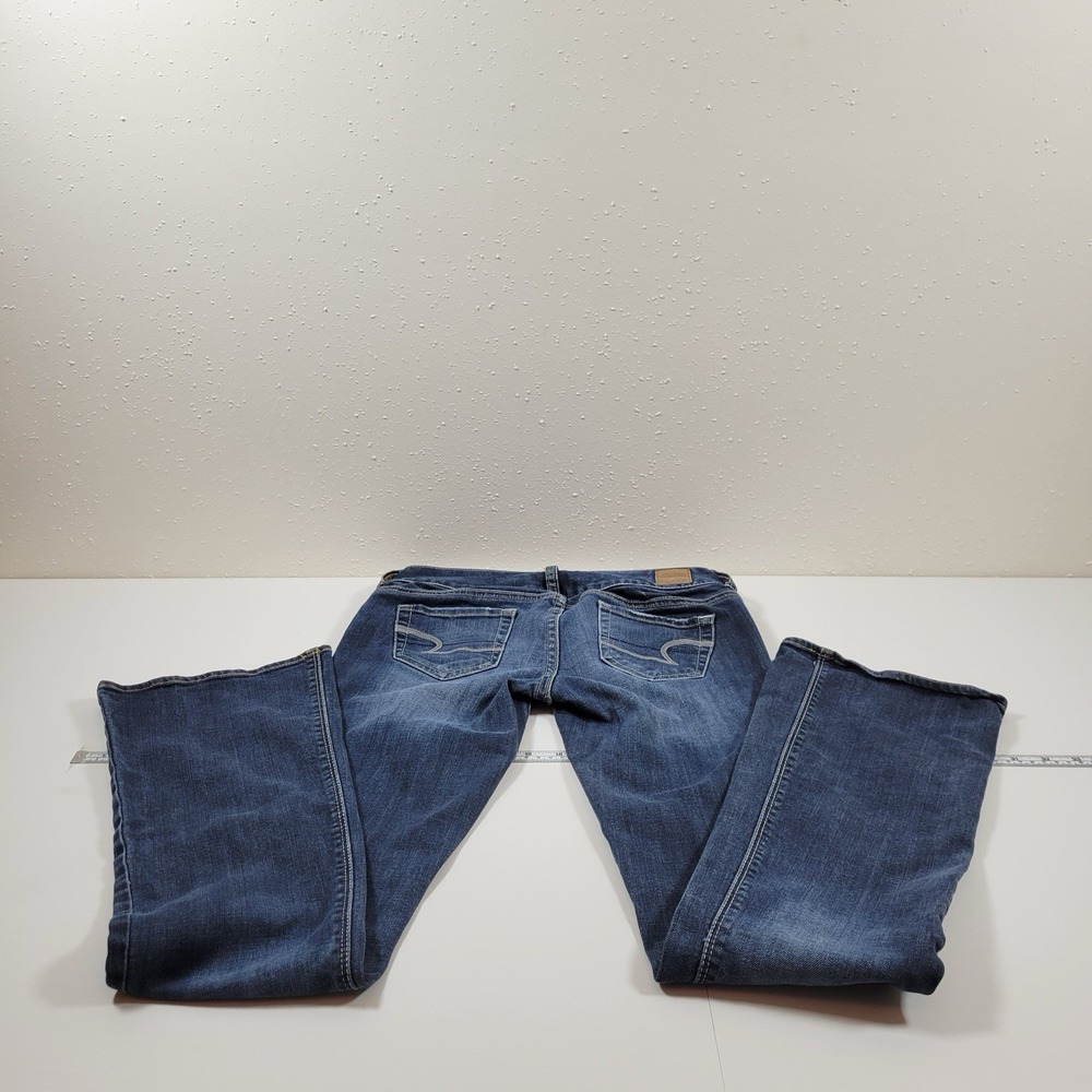 American Eagle Women's Jeans Artist Stretch Bootcut Size 0 Blue - Picture 2 of 10